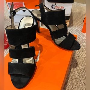 Anne Klein Suede Leather Heels